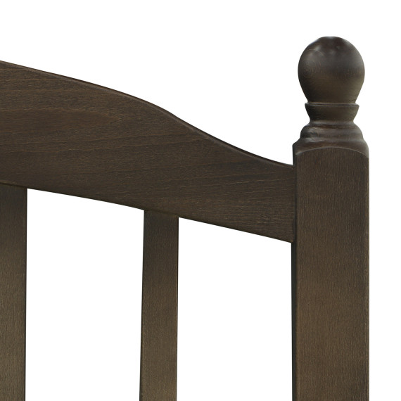 საწოლი HOBEL V-LANA-03 WOOD 140X200 DARK CHOCOLATE (4)