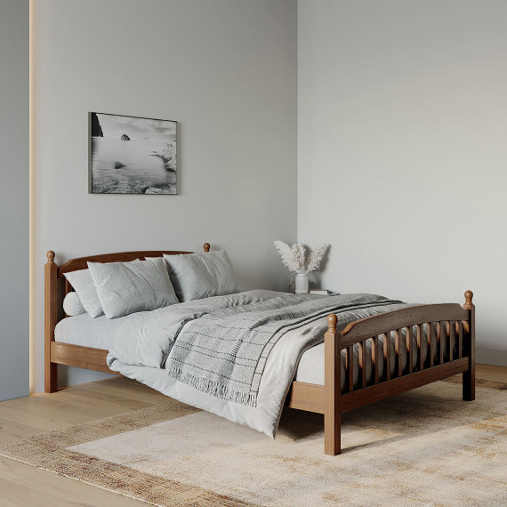 საწოლი HOBEL V-LANA-03 WOOD 140X200 OAK PIGMENT LM (4)