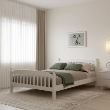 საწოლი HOBEL V-LANA-03 WOOD 140X200 WHITE LM (4)