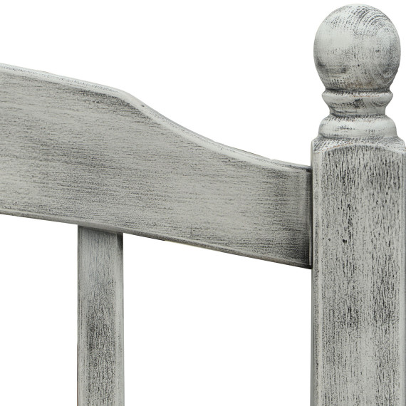საწოლი HOBEL V-LANA-03 WOOD 90X200 ANTIK GREY (3)