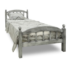 кровать HOBEL V-LANA-03 WOOD 90X200 ANTIK GREY (3)