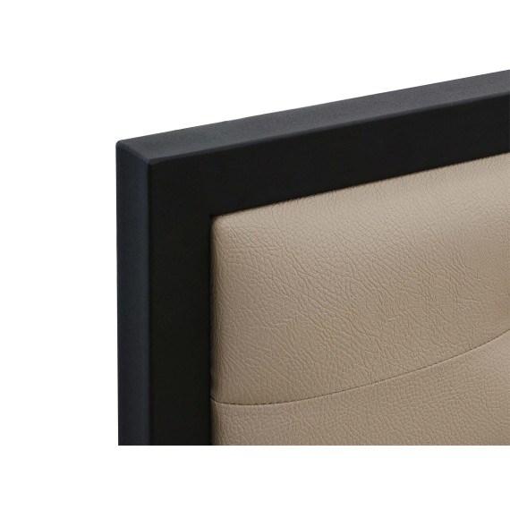 საწოლი HOBEL WMX-B-101 90x200 BLACK/BEIGE (3)