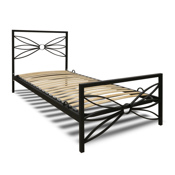 кровать HOBEL WMX-B-102 90x200 BLACK METAL (3)