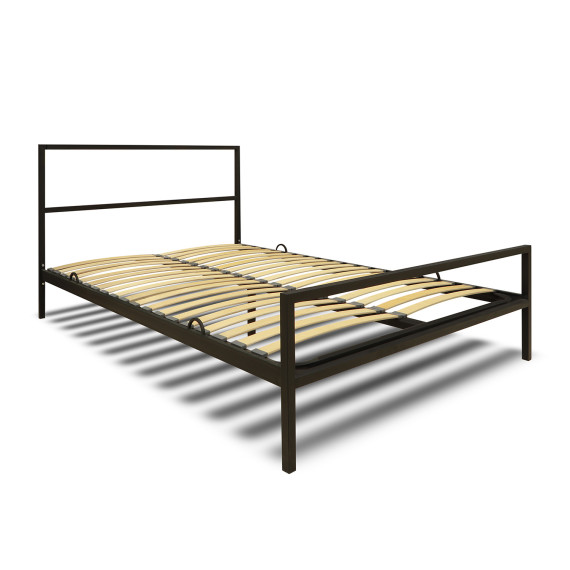 საწოლი HOBEL WMX-B-103 140X200 METAL BLACK/BLACK (3)