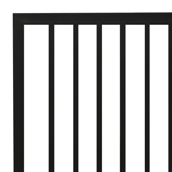 საწოლი HOBEL WMX-B-92 90x200 METAL BLACK/BLACK (3)