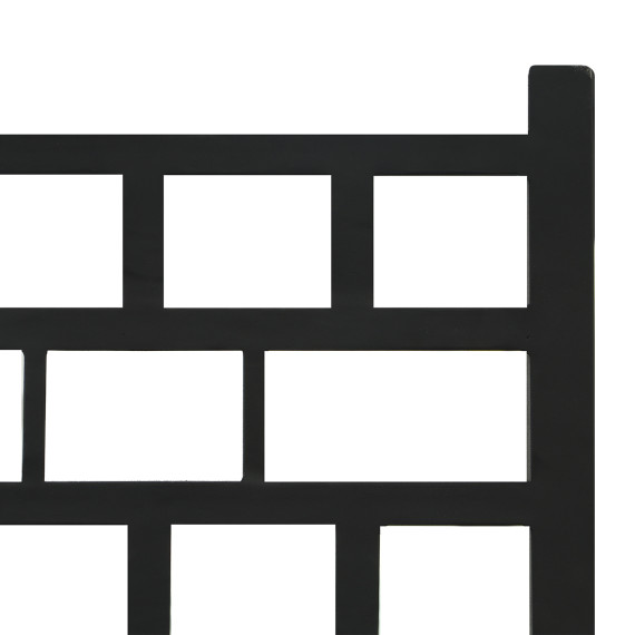 საწოლი HOBEL WMX-B-93 160x200 METAL BLACK/BLACK (3)