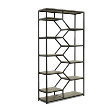 bookcase & shelving HOBEL DAVEN BLACK METAL/K105 (1)