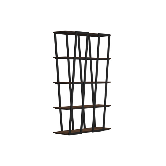 წიგნის კარადა და თარო HOBEL LANFEN M125 METAL BLACK/K354 (1)