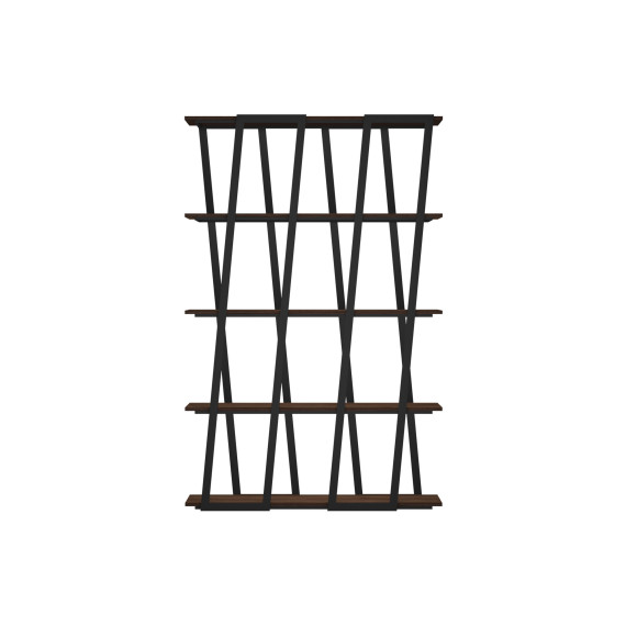 წიგნის კარადა და თარო HOBEL LANFEN M125 METAL BLACK/K354 (1)