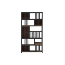 წიგნის კარადა და თარო HOBEL LANFEN M124 METAL BLACK/K090 (1)