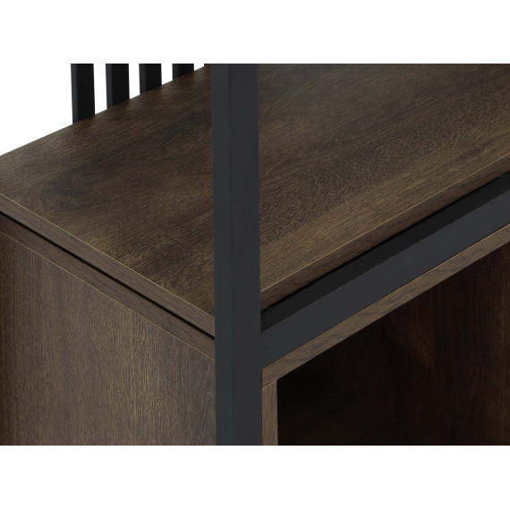 წიგნის კარადა და თარო HOBEL LANFEN M124 METAL BLACK/K090 (1)