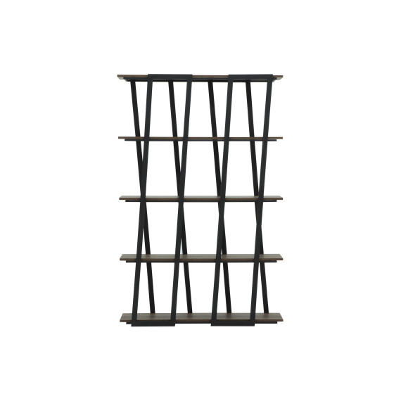 წიგნის კარადა და თარო HOBEL LANFEN M125 METAL BLACK/K354 (1)