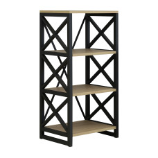 bookcase & shelving HOBEL LOFT-SH-139-M BLACK/ 3025 (1)