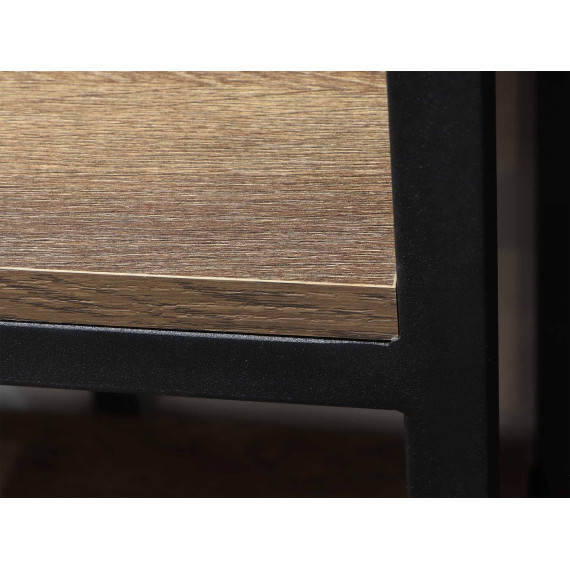 книжный шкаф и стеллаж HOBEL LANFEN M-112 BLACK/GLASS FM/K090 (1)