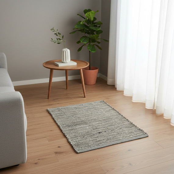 ხალიჩა KOOPMAN 50X80CM COTTON 6ASS GREY