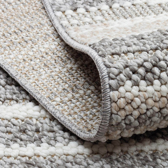 ხალიჩა EKO HALI MOTTO 01 GREY WHITE 80X150