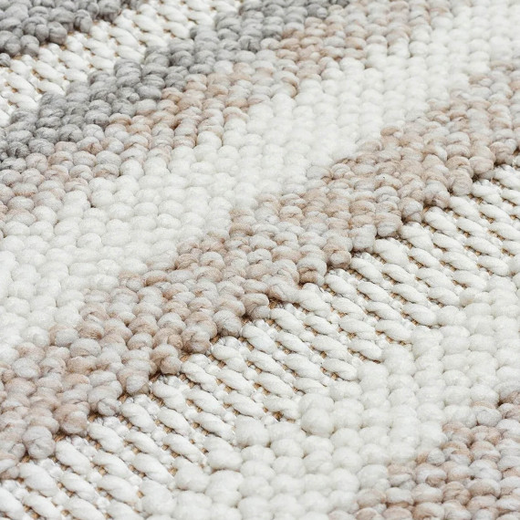 carpet EKO HALI MOTTO 02 WHITE BEIGE 160X230