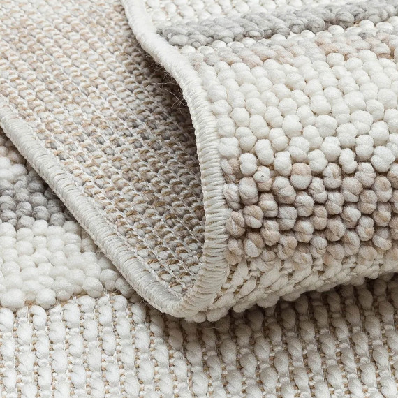 carpet EKO HALI MOTTO 02 WHITE BEIGE 160X230