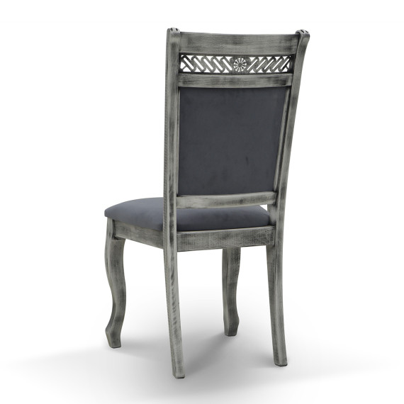 სკამი HOBEL A04A NEW ANTIK GREY VIVALDI 12 (1)