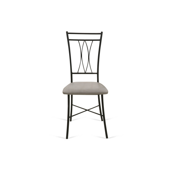 стул HOBEL NIZZA BLACK METAL 163 GREY (1)