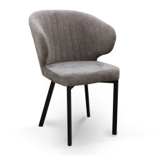 стул HOBEL ROB METAL BLACK//CAPPUCINO BELLA 4 (1)