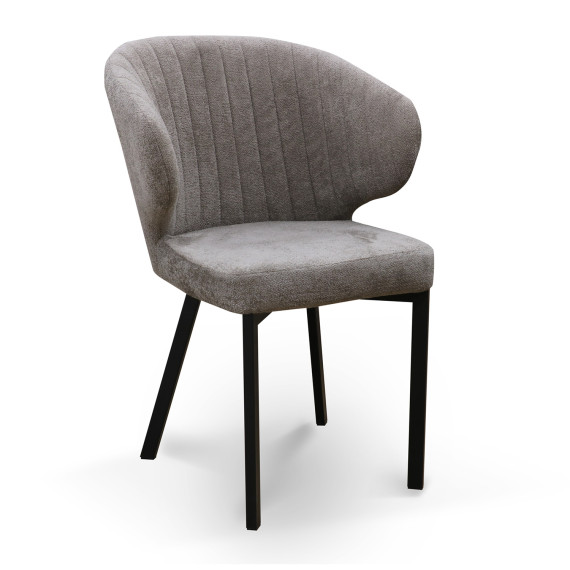 стул HOBEL ROB METAL BLACK//CAPPUCINO BELLA 4 (1)