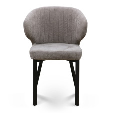 стул HOBEL ROB METAL BLACK//CAPPUCINO BELLA 4 (1)