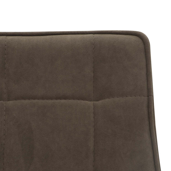 სკამი HOBEL ROM D METAL BLACK//BROWN LEONARDO 6 (1)