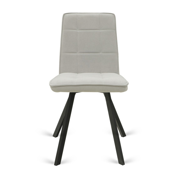 სკამი HOBEL ROM D METAL BLACK//GREY LEONARDO 13 (1)