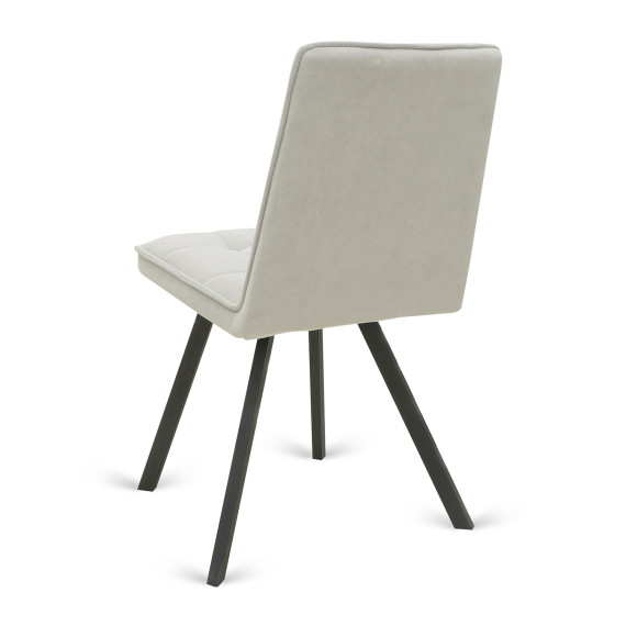 სკამი HOBEL ROM D METAL BLACK//GREY LEONARDO 13 (1)