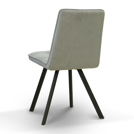 სკამი HOBEL ROM D METAL BLACK//GREY LEONARDO 14 (1)