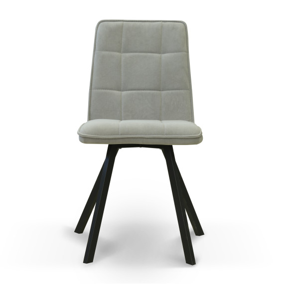 სკამი HOBEL ROM D METAL BLACK//GREY LEONARDO 14 (1)