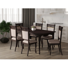 chair HOBEL A04A BROWN PIGMENNT VIVALDI 22 (1)