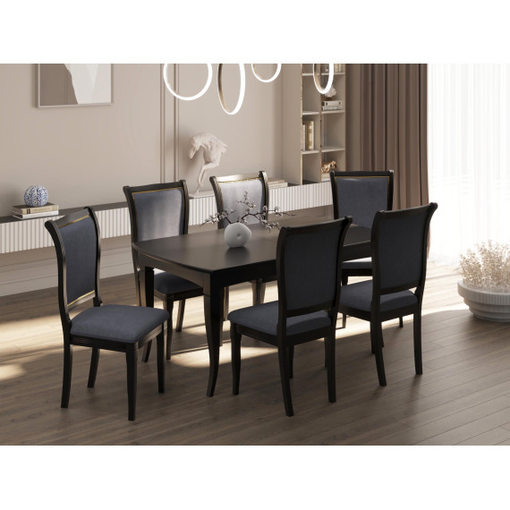 chair VEGA A06A CHOCOLATE PIGMENT VIVALDI 8 (1)