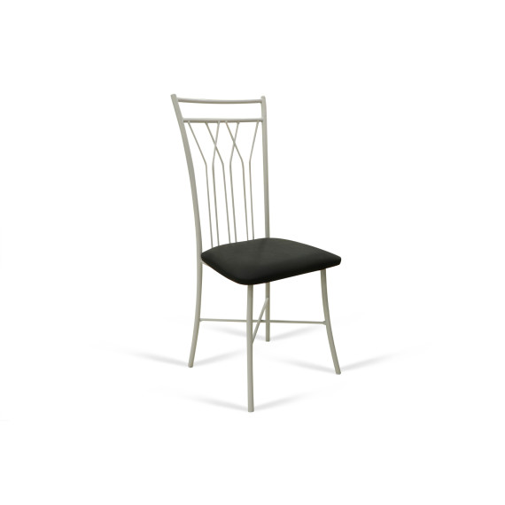 стул HOBEL WMX-CH-81 METAL WHITE/BLACK (1)