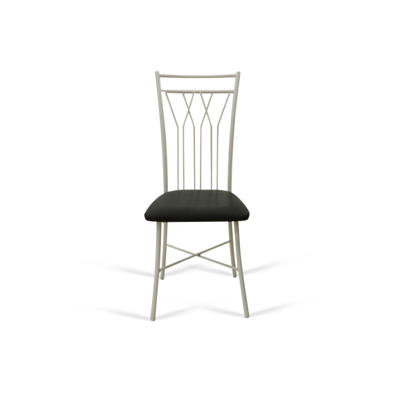 стул HOBEL WMX-CH-81 METAL WHITE/BLACK (1)