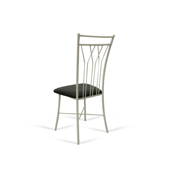 стул HOBEL WMX-CH-81 METAL WHITE/BLACK (1)