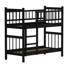 bed for children HOBEL TWO-STOREY EX-B53 90X190 CHOCOLATE PIGMENT (7)