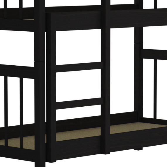 საბავშვთა საწოლი HOBEL TWO-STOREY EX-B53 90X190 CHOCOLATE PIGMENT (7)