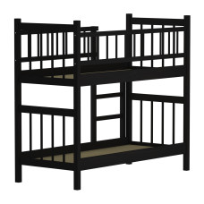 bed for children HOBEL TWO-STOREY EX-B53 90X190 CHOCOLATE PIGMENT (7)