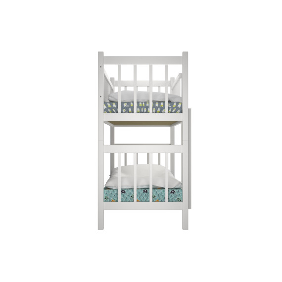 детский кровать HOBEL TWO-STOREY EX-B53 90X190 WHITE (7)