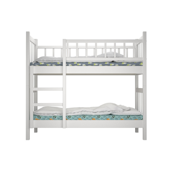 детский кровать HOBEL TWO-STOREY EX-B53 90X190 WHITE (7)