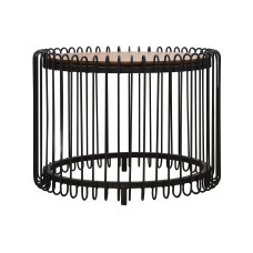 журнальный стол HOBEL AMINA M-60 F602 BLACK KAJURA AREX (1)