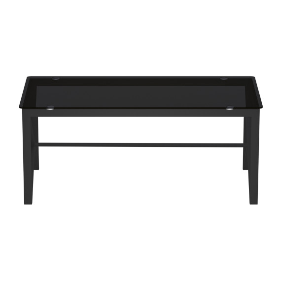 журнальный стол HOBEL GRAND METAL BLACK/ GLASS (1)