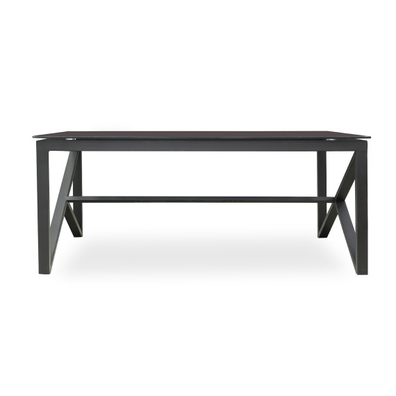 журнальный стол HOBEL GRAND METAL BLACK/ GLASS (1)