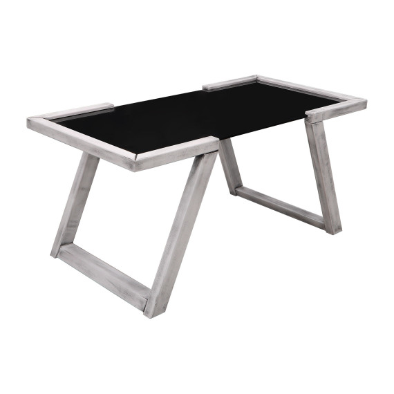 ჟურნალის მაგიდა HOBEL MIA GLASS ANTIC GREY (2)