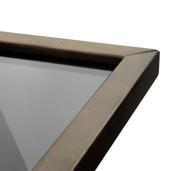 ჟურნალის მაგიდა HOBEL MIA GLASS DARK CHOCOLATE (2)