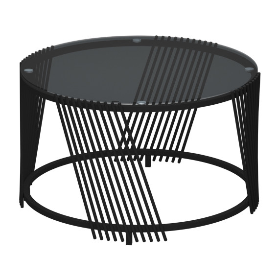 ჟურნალის მაგიდა HOBEL WMX-CT-39 BLACK METAL/GLASS FM (1)