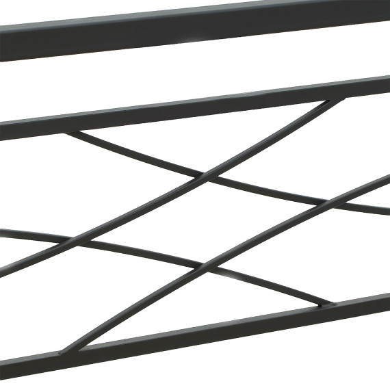 кровать HOBEL WMX-B-97 160x200 METAL BLACK (3)