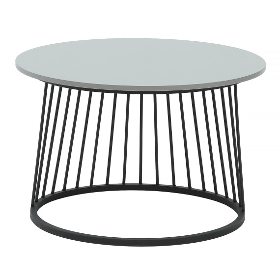 журнальный стол HOBEL WMX-CT-18 MDF 5502Y/ BLACK METAL  (1)